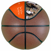 3 Foto twee aangepaste berichtnamen en spelernumme Basketbal (Rechts)