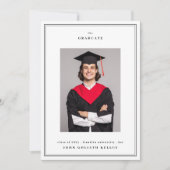 3 Foto Typografie College Afstuderen Lijst Aankondiging (Voorkant)