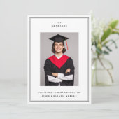 3 Foto Typografie College Afstuderen Lijst Aankondiging (Staand voorkant)