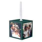 3 Foto voor het eerst gehuwde kerstPassen getrouwd Decoratie (Achter hoekig)