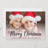 3 Foto Vrolijk Kerstfeest 2025 Feestdagenkaart (Voorkant)