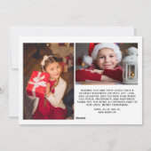 3 Foto Vrolijk Kerstfeest 2025 Feestdagenkaart (Achterkant)