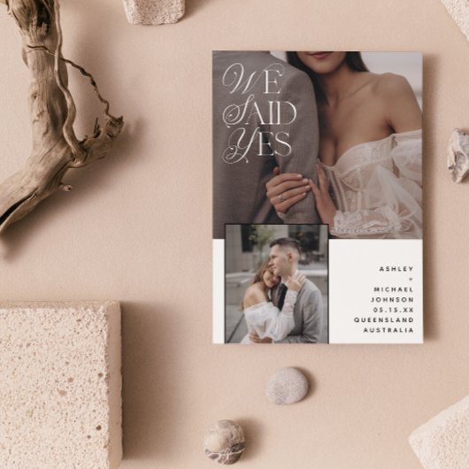 3 foto zeiden we ja wit overlay receptie alleen kaart