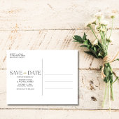 3 Fotobruiloft Bewaar de datum Aankondigingskaart