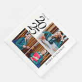 3 Fotocollage 2025 Custom Graduation Party Servet (Hoek)