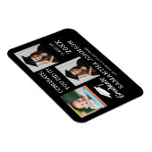 3 Fotocollage Gefeliciteerd Afstudeerder 2025 Zwar Magneet (Rechterzijde)