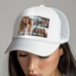 3 Fotocollage met 1 tekstregel Trucker Pet<br><div class="desc">Deze 3 foto moderne raster met een collage en tekst. Voeg je favoriete afbeeldingen toe aan deze montage voor een leuke geheugenhouder. Een artistieke manier om uw beste foto's te delen.</div>