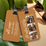 3 Fotocollage met trendy bounce script Bagagelabel<br><div class="desc">Gebruik vierkante bijgesneden foto's voor het beste resultaat. Deze 3 foto moderne grid met een collage en afgeronde hoeken. Voeg je favoriete afbeeldingen toe aan deze filmstrip voor een leuke geheugenhouder. Een artistieke manier om uw beste foto's te delen.</div>