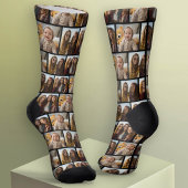 3 Fotocollage - Stagered Patroon - Zwart Sokken