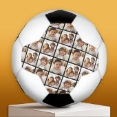3 Fotocollage - Stagered Patroon - Zwart Voetbal