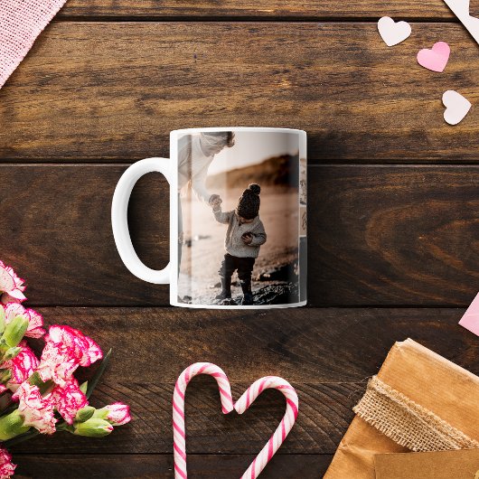 3 Fotocollages van Moederdag Coffee Mok