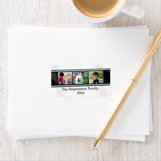 3-Fotofilm gepersonaliseerde foto Etiket (Insitu)
