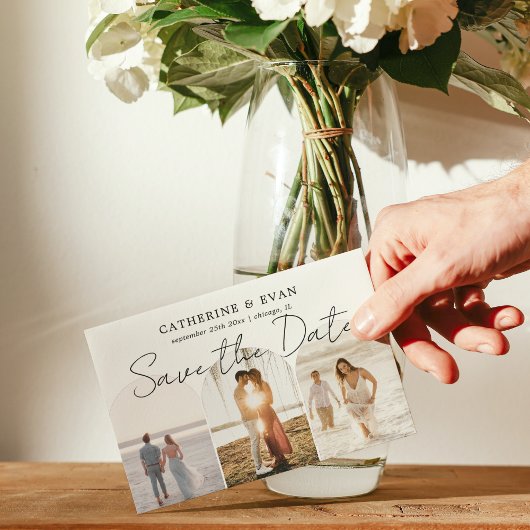 3 Fotopleister slaat het moderne huwelijk van het  Save The Date
