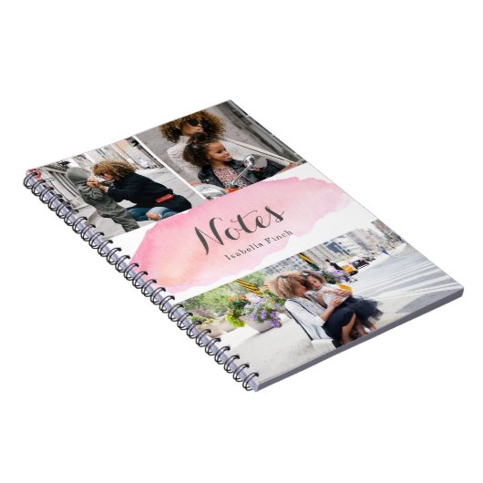 3 Fotoroze Waterverf Notitieboek (Rechterzijde)