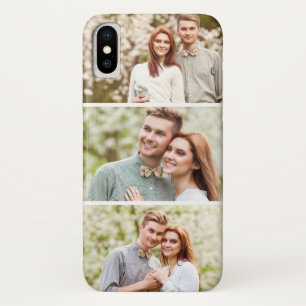3 foto's Aangepaste fotocollage Case-Mate iPhone Case