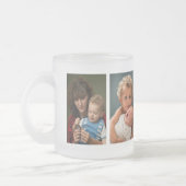 3 foto's aangepaste tekst matglas koffiemok (Links)