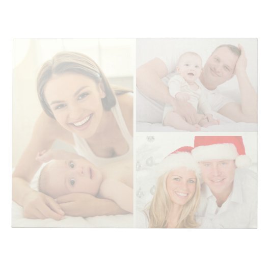 3 foto's automatisch omzetten foto naar lichte Too Notitieblok (Voorkant)