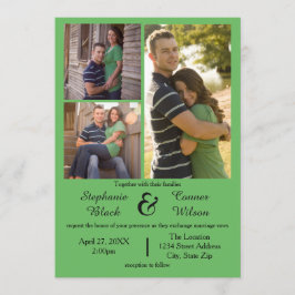 3 Foto's Green - Weddenschap Kaart