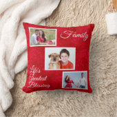 3 Foto's - Het grootste geschenk van het leven - F Kussen (Deken)