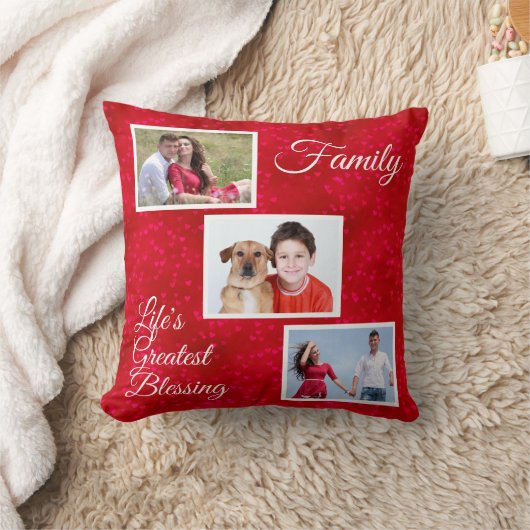 3 Foto's - Het grootste geschenk van het leven - F Kussen (Deken)