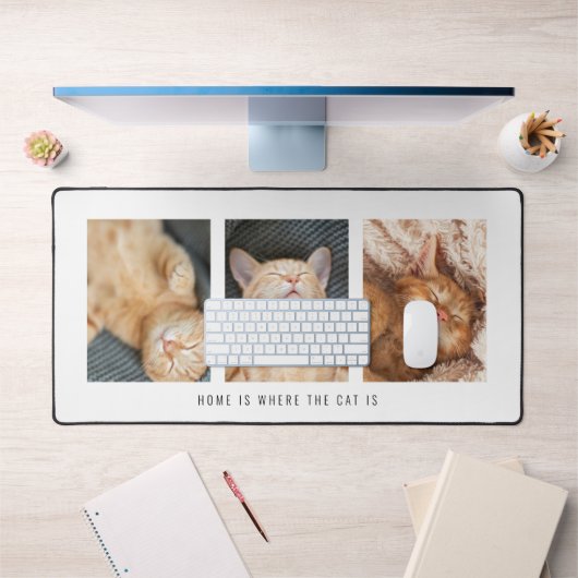 3 foto's Home is waar de kat wit is Bureaumat (Kantoor 1)