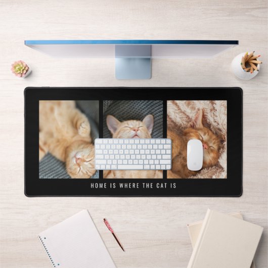 3 foto's Home is waar de kat zwart is Bureaumat (Kantoor 1)