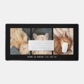3 foto's Home is waar de kat zwart is Bureaumat (Keyboard & Muis)