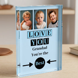 3 foto's liefde voor je opa blauw