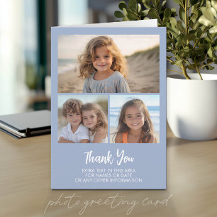 3 Foto's - Minimaal ontwerp - Dank je wel Kaart