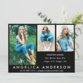 3 Foto's Model Comp Kaart Blk (Staand voorkant)