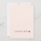 3 Foto's van Moederdag Holiday Kaart (Achterkant)