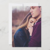 3 foto's Verloving Eigenlijk verlovingsfeest uitno Kaart (Achterkant)