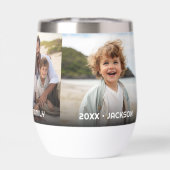 3 Fotosjabloon Moderne minimale tekst over foto (Achterkant)