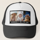 3 Fotosjabloon Moderne minimale tekst over foto Trucker Pet (Voorkant)