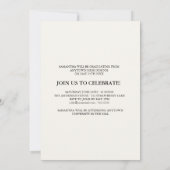 3 Fototijdlijnuitnodiging voor Afstuderen Kaart (Achterkant)