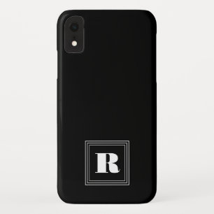 3 Frame Monogram Zwart & Wit Case-Mate iPhone Case