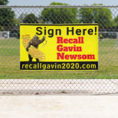 3 ft x 5 ft teken hier! spandoek (Insitu)