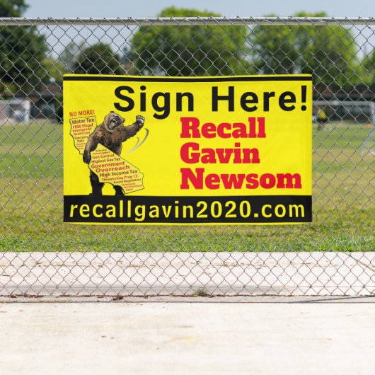 3 ft x 5 ft teken hier! spandoek (Insitu)