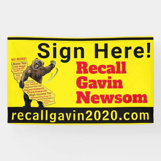 3 ft x 5 ft teken hier! spandoek (Horizontaal)