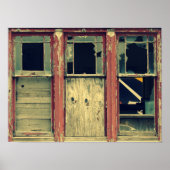 3 Gebroken Windows Poster (Voorkant)