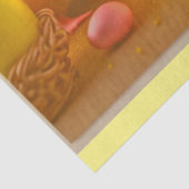 3 Geel Collectie van kleine paaskippen Tissuepapier (Detail)