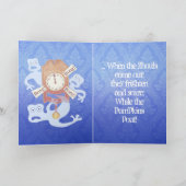 3 Geesten (Halloween gedicht) kaart (Binnen)