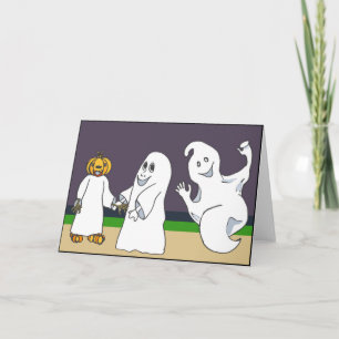 3 Geesten Trick of het behandelen van Halloween Ni Kaart