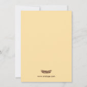 3 Gele eieren Triplets Baby shower Kaart (Achterkant)