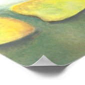 3 Gele en groene peren Poster (Hoek)