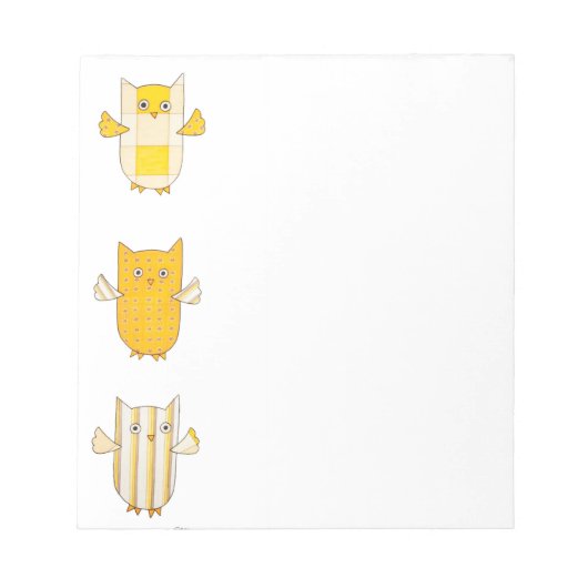 3 Gele vliegende blocnote (Voorkant)