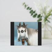 3-geleid Paard Briefkaart (Staand voorkant)