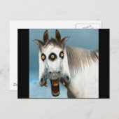 3-geleid Paard Briefkaart (Voorkant / Achterkant)