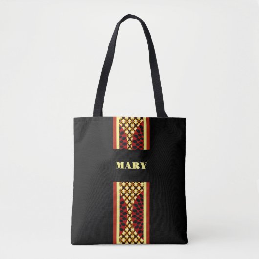 #3 Gepersonaliseerde schoudertas African Print   Tote Bag (Voorkant)