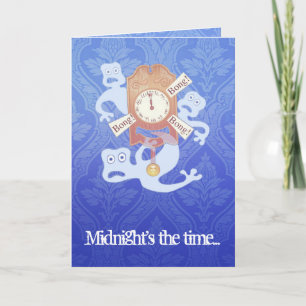 3 Ghosts (Halloween poem) card Kaart